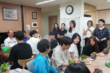 폭포동 경로당 방문