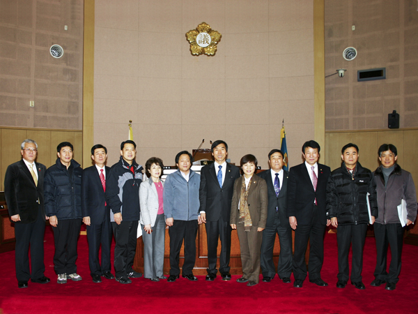 기장군 의회 방문