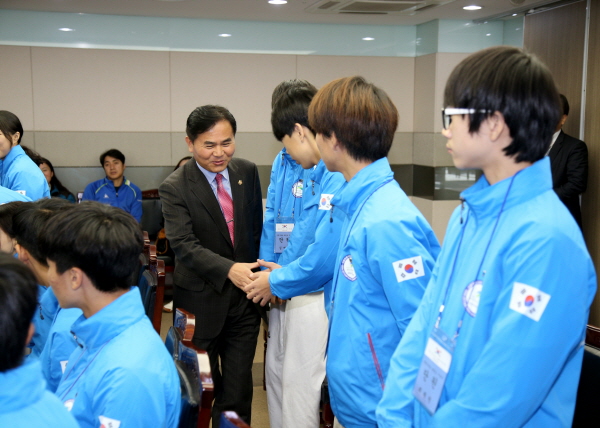 은평구태권도 시범단 격려 행사