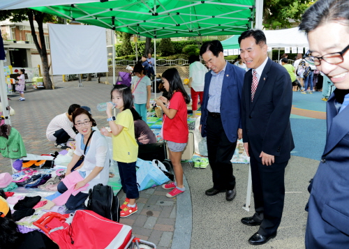 신사1동 어린이 만화영화제와 따사로이 녹색장터