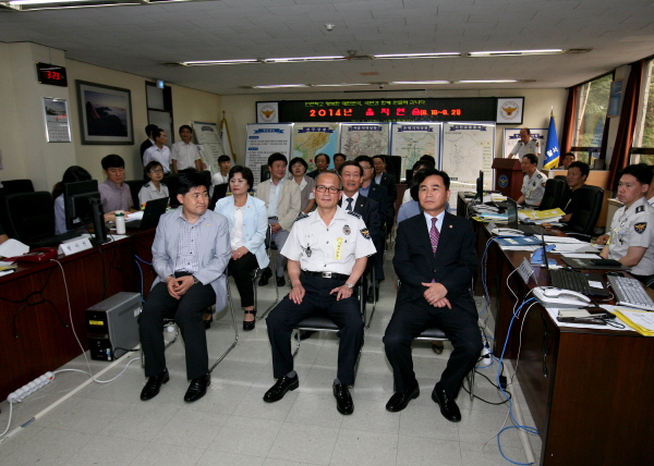 을지연습 은평경찰서 상황실 격려 방문