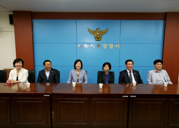 을지연습 서부경찰서 상황실 격려 방문