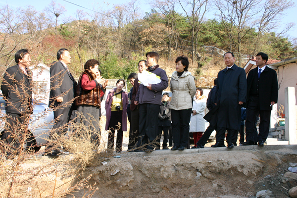 주거환경 개선지구 현장 확인