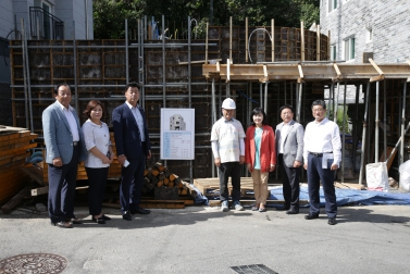 은평구의회 의장단 현장방문_구립비단산어린이집 공사현장