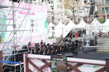 불광천 벚꽃축제 ‘은평의 봄’ 첫째날