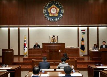 제254회 은평구의회 임시회 제1차 본회의 개회