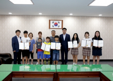 은평타임즈 모범청소년 표창 수여식