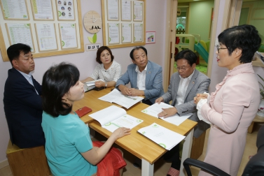 은평구의회 의장단 현장방문_은평구립백련산힐스테이트2차어린이집