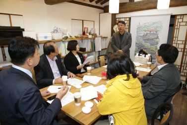 은평구의회 의장단 현장방문_북촌문화센터
