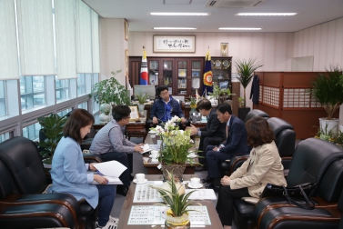 서울지방병무청장 의장실 방문_병역명문가 지원에 관한 조례제정 협의