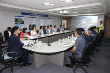 은평구의회 의장단 현장방문_은평성모병원 공사현장