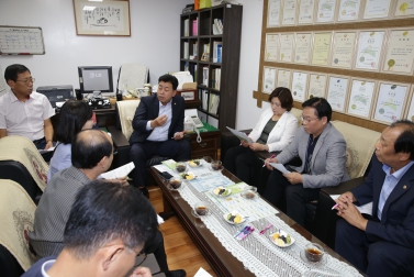 의장단 현장 방문_역촌노인복지관