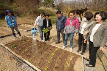 친환경나눔 텃밭 개장식(향림도시농업체험원)