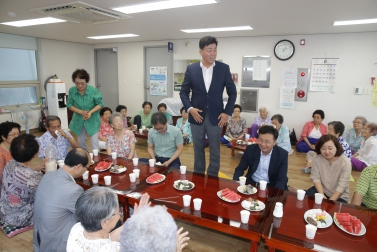 2017년 무더위쉼터 방문_응암노인복지관, 역마을경로당