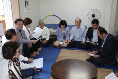 의장단 현장 방문_은빛주택