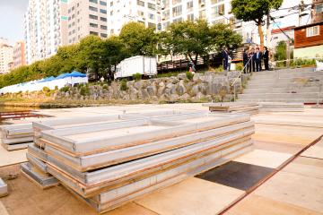 불광천 수해 복구 현장 점검 및 주민 격려