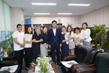 민간어린이집 회장단 면담