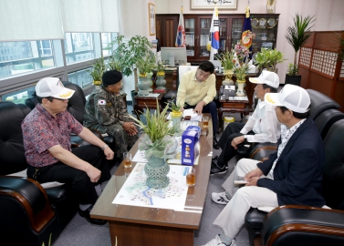 월남참전 전우회 은평구의회 방문