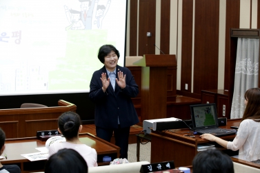 은평구의회 직업체험_연천중 1학년_신성진 의원