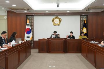 제321회 은평구의회 임시회 재무건설위원회 안건심사